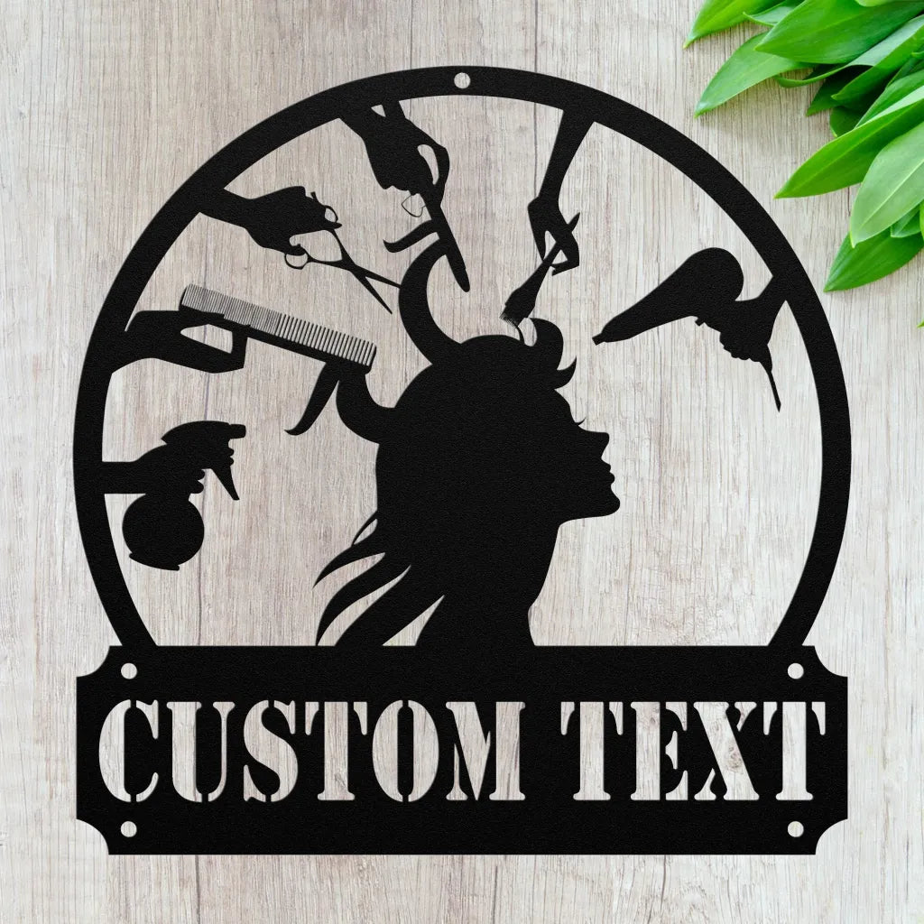 Custom Logo Signage, Business Sign Custom, Custom Plaques, Hair