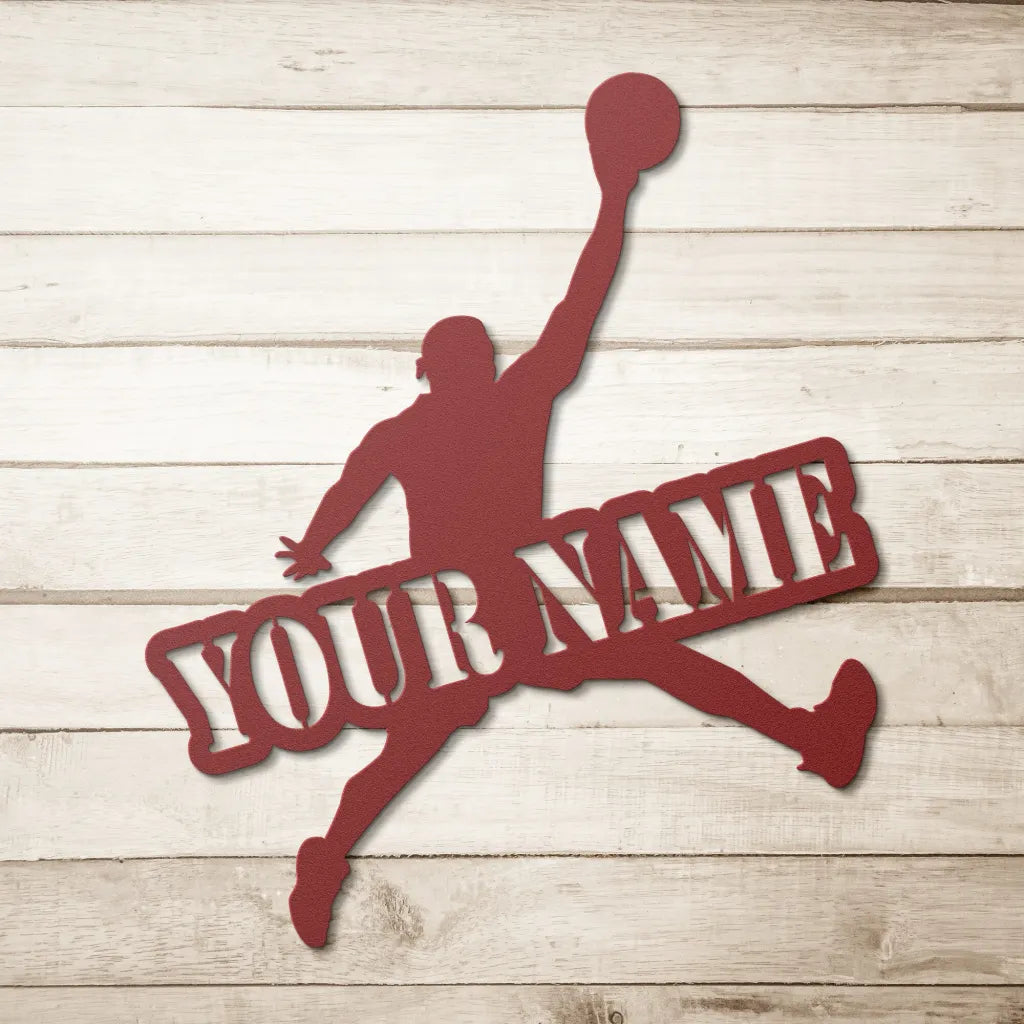 Custom Basketball Player Name Sign - Personalized Gifts For