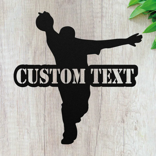 Custom Bowling Name Sign - Personalized Gifts For Bowlers