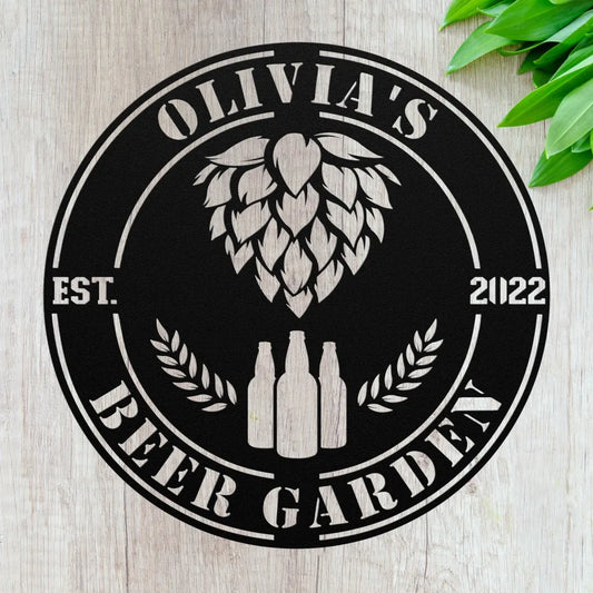 Custom Brewery Metal Sign Gift For Him Personalized Beer