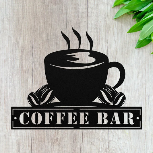 Custom Coffee Bar Sign - Personalized Coffee Gifts For Men