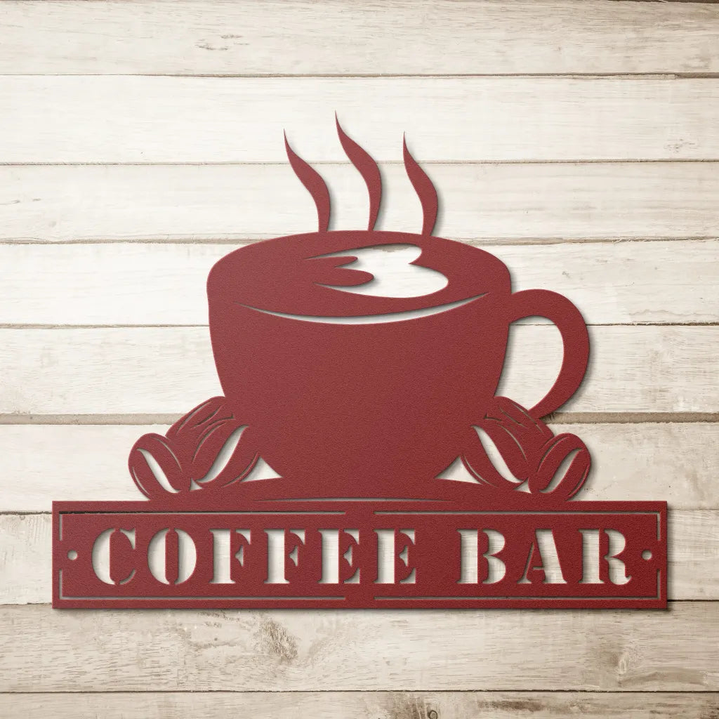 Custom Coffee Bar Sign - Personalized Coffee Gifts For Men