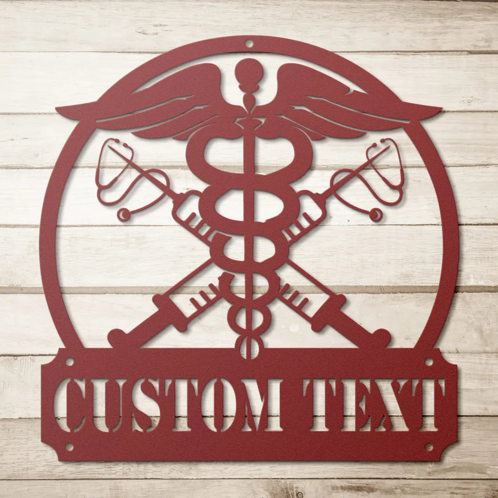 Custom Nurse Metal Sign - Personalized Nurse Gifts For Her -