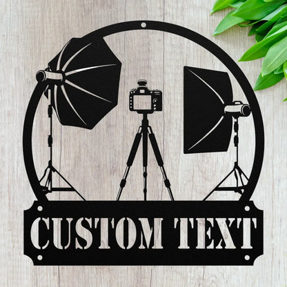 Custom Photography Studio Sign - Photographer Gifts For Men