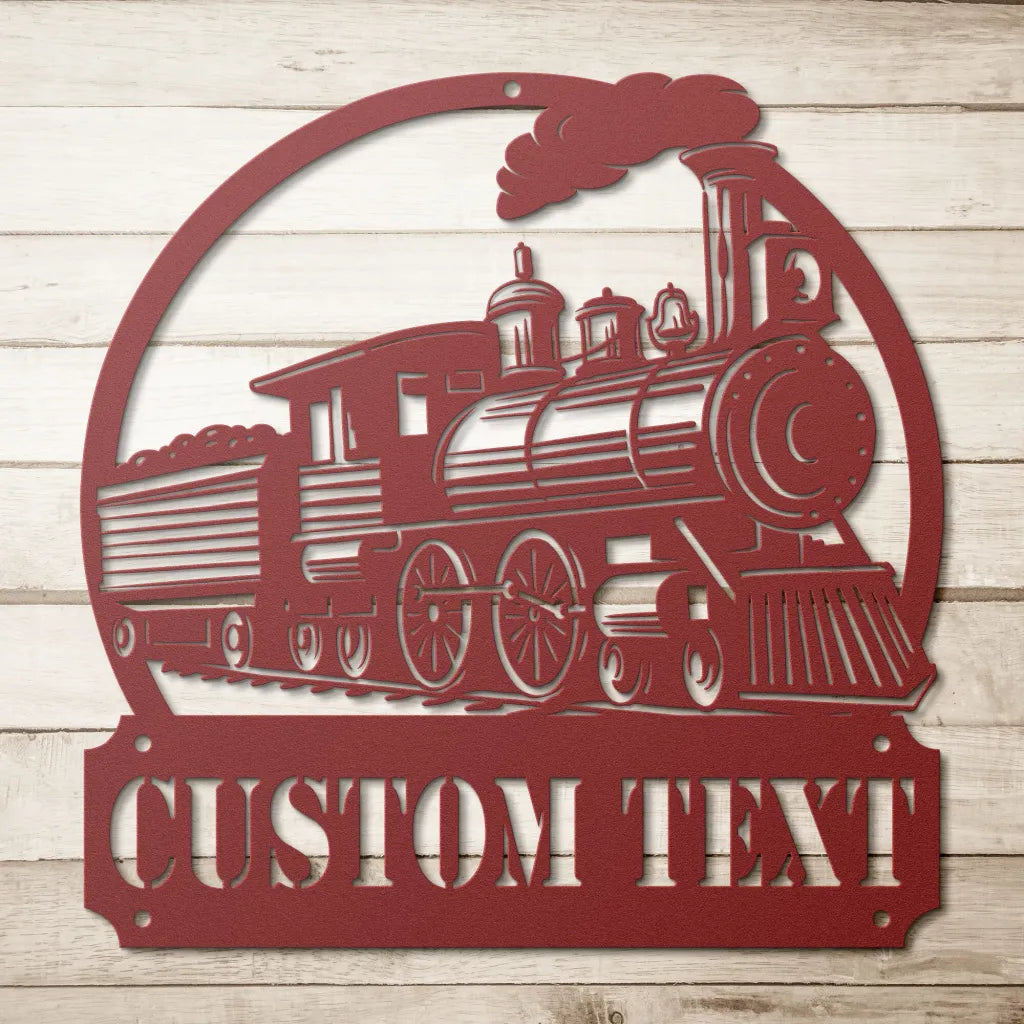 Train Themed Signs - Customly Gifts